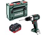 Metabo Bs 18 Lt Trapano Avvitatore A Batteria 18 V 60 Nm + 1X Batteria Lihd 5,5 Ah + Metabox - Senza Caricabatterie