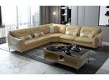 Divani Di Design Divano Ad Angolo A L Beige In Ecopelle Moderni