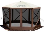 Tenda Gazebo Vevor, 3,6 X 3,6 M, Tenda Pop-Up Da Campeggio A 6 Lati Con Finestre A Rete, Borsa Portatile Per Il Trasporto, Picchetti, Grandi Tende Da Ombra Per Il Campeggio All'aperto, Il Prato E Il Cortile