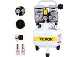 Vevor Compressore Silenzioso Whisper Compressore D'aria 25L 1PS/750W Compressore Silenzioso Oil-Free 115PSI + Cavo Da 1,2 M Volume Whisper ≤ 58Db Compressore D'aria 1440 Giri/Min Ideale Per Pneumatici Da Officina Bicicletta