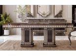 Casa Padrino Tavolo Da Pranzo Barocco Marrone Scuro/Grigio 250 Cm