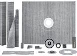 Set Di Bordi Per Piatti Doccia Vevor, Set Per Piatti Doccia Da 1524 X 1219 X 28 Mm Con Flangia Centrale In Abs Da 2 Pollici, Membrana Impermeabile, Griglia In Acciaio Inox E Sigillante Per Giunzioni, Barre Di Pendenza Per Piatti Doccia Adatte Per Bagni