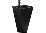 Mexen Ida Lavabo A Colonna 47 X 47 Cm, Nero Opaco - 26114670