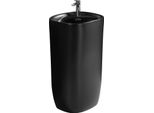 Mexen Irma Lavabo A Colonna 50 X 46 Cm, Nero Opaco - 26145170
