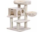 In And Outdoormatch Tiragraffi Per Gatti Ollie - Beige - Morbida Amaca A Cesto Per Gatti - Gioco Per Gatti - Adatto A Gattini Piccoli - 70 X 60 X 112 Cm