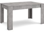 Tavolo Da Pranzo, 140X90X76Cm, Per 6 Persone, Tavolo Cucina, Cemento