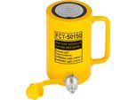 Vevor Martinetto Idraulico Cilindro Idraulico 50 T 150 Mm Di Corsa, Martinetto Idraulico Di Manovra Con Impugnatura Portatile Giallo Per Elettricità, Acciaio, Ponti, Ingegneria, Ecc.