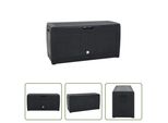 The Living Store Cassapanca Da Giardino Antracite 119X48X60 Cm In Polipropilene