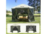 Vevor Tenda Da Giardino Pieghevole Gazebo Festa Tenda Pop-Up 6 Persone 3,05X3,05X2,29M