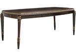 Casa Padrino Tavolo Da Pranzo Barocco Marrone Scuro/Oro 215 Cm - Mobili Barocchi