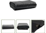 The Living Store Abdeckplane Anthrazit 4X6 M 650 G/M²