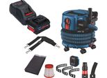 Bosch Gas 18V-12 Mc Aspiratore Professionale A Batteria Biturbo Brushless + 1X Batteria Procore 5,5 Ah + Caricatore Rapido + Accessori