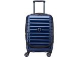 Delsey Paris Carrello Shadow 5.0 Expandable 4DR Business Cabin Trolley 55 Marine Blue Blu Scuro