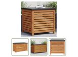 The Living Store Gartenbox 60X50X55 Cm Massivholz Akazie