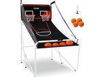 Vevor 2,05 M Gioco Di Pallacanestro Indoor Per 2 Giocatori, Macchina Da Pallacanestro, Supporto Per Pallacanestro Con 4 Palloni E 8 Modalità Di Gioco E 2 Canestri, Tabellone E Pompa Di Gonfiaggio, Per Bambini E Adulti