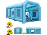 Vevor Cabina Gonfiabile Per Verniciatura A Spruzzo 9 X 6 X 4 M Cabina Per Verniciatura A Spruzzo, Potente Soffiatore Cabina Gonfiabile Per Verniciatura A Spruzzo Con Sistema Di Filtraggio Dell'aria, Cabina Per Verniciatura Auto Per Parcheggio Postazione Di Lavoro A Tenda
