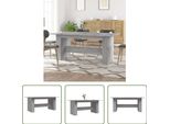 The Living Store Tavolo Da Pranzo Grigio Sonoma 180X90X76 Cm In Materiale Ligneo