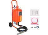 Vevor Sabbiatrice Mobile 18,92 L Unità Di Sabbiatura 243,84 Cm Tubo Di Lavorosabbiatrice 60-110 Psi Pressione Di Lavoro Ideale Per Rimuovere Ruggine, Vernice, Macchie E Lucidare Grandi Superfici
