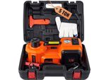 Martinetto Idraulico Elettrico 5T 12V Con Pompa Di Gonfiaggio Pneumatici Incorporata