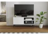 Tavolino Per Tv Nixi - Bianco