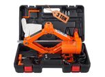 Martinetto A Forbice 3T Per Auto 420Mm A Manovella - Martinetto Per Veicoli - Martinetto A Forbice 3 Tonnellate - Altezza Di Lavoro 42Cm