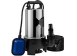 Pompa Sommergibile 1100W - Pompa Per Acque Reflue 230V - Portata Pompa Da Giardino 333,3L/Min - Pompa Sommergibile Per Acque Reflue IPX8 Certificata Ce - Uscita Tagliabile A Misura Per Acqua Di Piscine E Laghetti