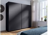 Armadio Ad Ante Scorrevoli Arsala 11 Armadio 200X62X207Cm A 2 Ante Grigio Grafite