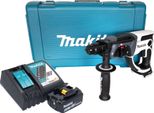 Makita Dhr 202 RG1W Trapano A Percussione A Batteria 18 V 20 Mm 2,0 J Bianco + 1X Batteria Ricaricabile 6,0 Ah + Caricabatterie + Custodia