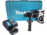 Makita Dhr 202 SG1W Trapano A Percussione A Batteria 18 V 20 Mm 2,0 J Bianco + 1X Batteria Ricaricabile 6,0 Ah + Caricabatterie + Custodia