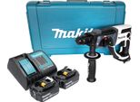 Makita Dhr 202 SF2W Trapano A Percussione A Batteria 18 V 20 Mm 2,0 J Bianco + 2X Batteria Ricaricabile 3,0 Ah + Caricabatterie + Custodia