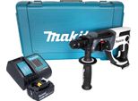 Makita Dhr 202 ST1W Trapano A Percussione A Batteria 18 V 20 Mm 2,0 J Bianco + 1X Batteria Ricaricabile 5,0 Ah + Caricabatterie + Custodia