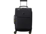 Delsey Paris Carrello Turenne Soft 4 Double Rolls Exp Cabin Trolley 55 Black Nero