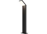 Lampada Da Terra A Led, Luce Per Esterni, Alluminio, Nero, H 80 Cm