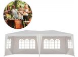 4Iq Padiglione Da Giardino 3X6 M Tenda Da Cucina Per Feste Padiglione Bianco