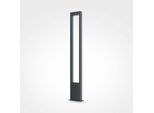 Lampada Da Terra A Led, Luce Per Esterni, Metallo, Grafite, H 150 Cm