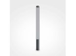 Lampada Da Terra A Led, Luce Per Esterni, Grafite, Metallo, IP65, H 200 Cm