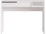 Scrivania Rebecca Mobili Boyum 75X100X44,5 Truciolare Ferro Bianco Moderno