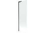 Mexen Next L Paratia Da Vasca Da Bagno A 1 Anta 60 X 150 Cm, Trasparente, Nero - 895-060-000-03-00-70