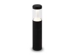 Lampada Da Terra A Led, Luce Per Esterni, Alluminio, Nero, IP54, H 65 Cm