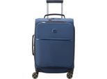 Delsey Paris Carrello Turenne Soft 4 Double Rolls Exp Cabin Trolley 55 Nightblue Blu Scuro