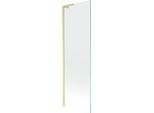 Mexen Next L Paratia Per Vasca Da Bagno 1 Anta 60 X 150 Cm, Trasparente, Oro Spazzolato - 895-060-000-03-00-55