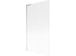 Mexen Next L Paratia Per Vasca Da Bagno A 1 Anta 100 X 150 Cm, A Righe, Cromata - 895-100-000-03-09-01