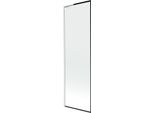 Mexen Next L Parete Per Vasca Da Bagno 1 Anta 60 X 150 Cm, Cornice Nera, Bianco - 895-060-000-03-70-20