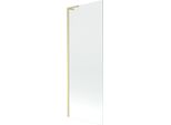 Mexen Next L Paratia Da Vasca 1 Anta 70 X 150 Cm, Trasparente, Oro Spazzolato - 895-070-000-03-00-55