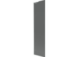 Mexen Next L Paratia Per Vasca Da Bagno A 1 Anta 50 X 150 Cm, Grafite, Bianco - 895-050-000-03-40-20