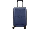 Delsey Paris Carrello Con Scomparto Per Laptop Turenne 2.0 4 Double Rolls Business Cabin Trolley 55 Nightblue Blu Scuro