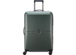 Delsey Paris Carrello Turenne 2.0 4 Double Rolls Trolley 70 Green Verde Scuro
