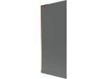 Mexen Next L Paratia Vasca Da Bagno 1-Anta 80 X 150 Cm, Grafite, Oro Rosa - 895-080-000-03-40-60