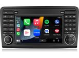 Autoradio Carplay Android 15 2+32G Per Mercedes Benz Classe Ml/Gl W164 X164 Navigatore Gps Wifi Bt Fm Usb Rds Dab+ Swc
