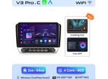 Autoradio Android 15 Da 10,1" Carplay Per Mercedes Benz Classe Ml/Gl W164 X164 2005-2012 Navigatore Gps Wifi Bt Dab+ Swc Usb 2+64G Con Manopola"